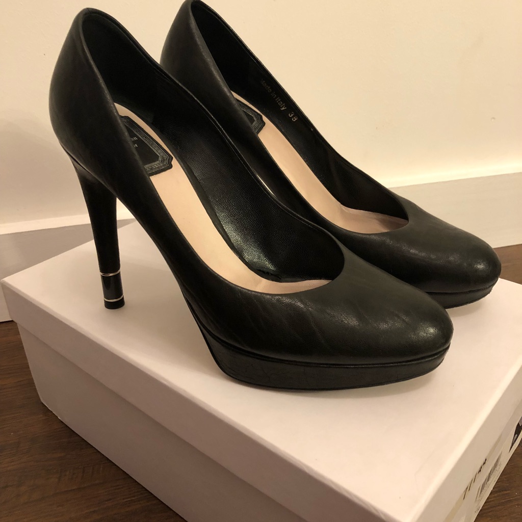 Dior Black Leather Heels